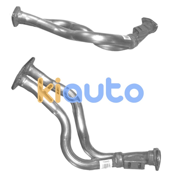 Tubo de escape audi coupe 2.0i 8v mot.3a/ abk/ aad (1989-1996) OE 893253101AA / 893253101J