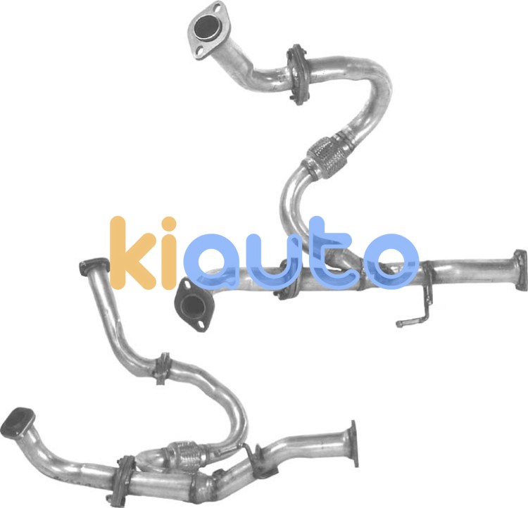 Tubo de escape opel monterey 3.2i v6 24v mot.6vd1 (1º tubo) (automatico) (pletina 2 tornillos) (1994-1998)
