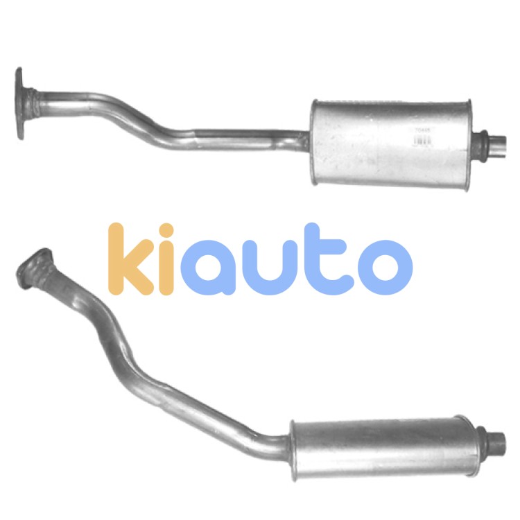 Tubo de escape peugeot partner 1.9d mot.wjy (1º tubo) (con silencioso) (desde chasis ->09065) (2001-2008)
