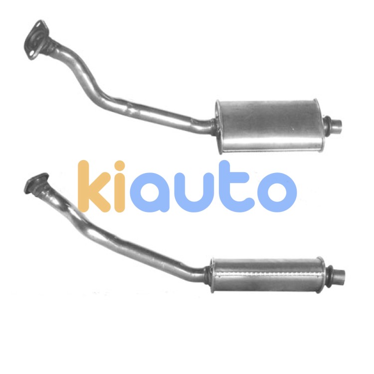 Tubo de escape peugeot partner 1.9d mot.wjy (1º tubo) (con silencioso) (hasta chasis ->09064) (1999-2001)