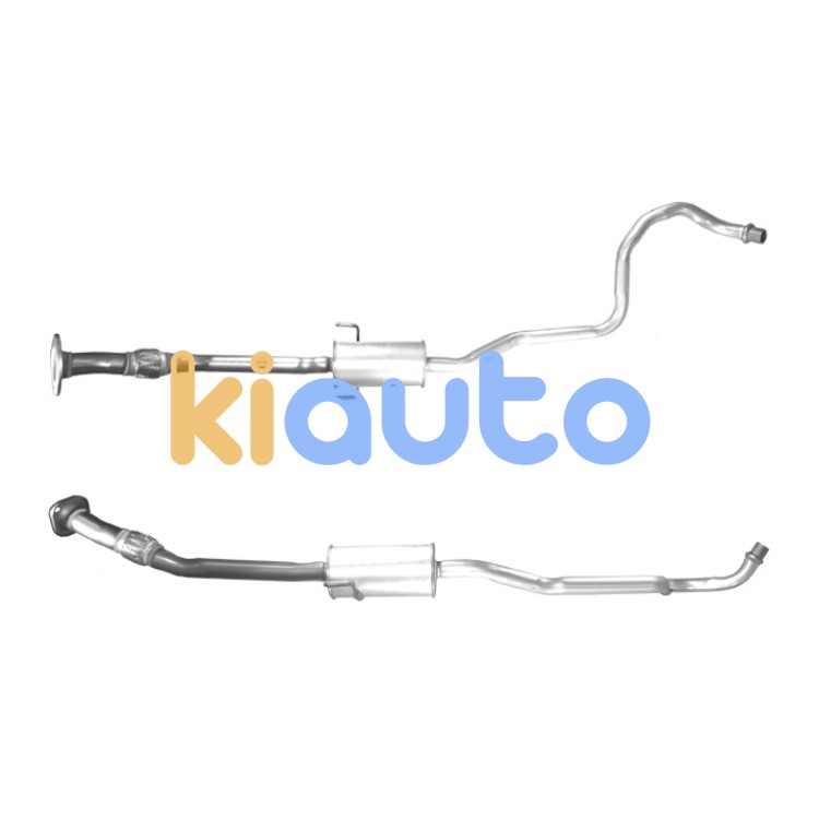 Tubo de escape toyota yaris 1.4td d4-d mot.1nd-tv (modelo sin dpf) (2008-2010)