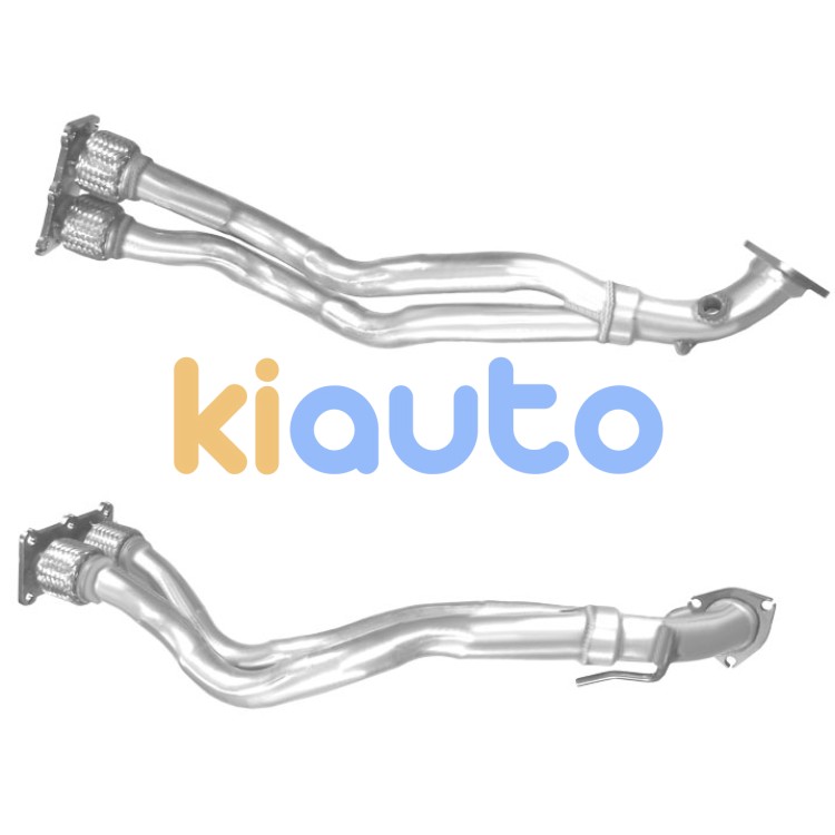 Tubo de escape volkswagen caravelle 2.5i 10v mot.acu/ aen/ aet/ aeu/ apl/ avt (automatico) (1996-2003)