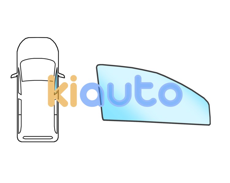 Ventanilla ford courier 1999-2002 delantera / verde / derecha Eurocode 3544RGNH5FD